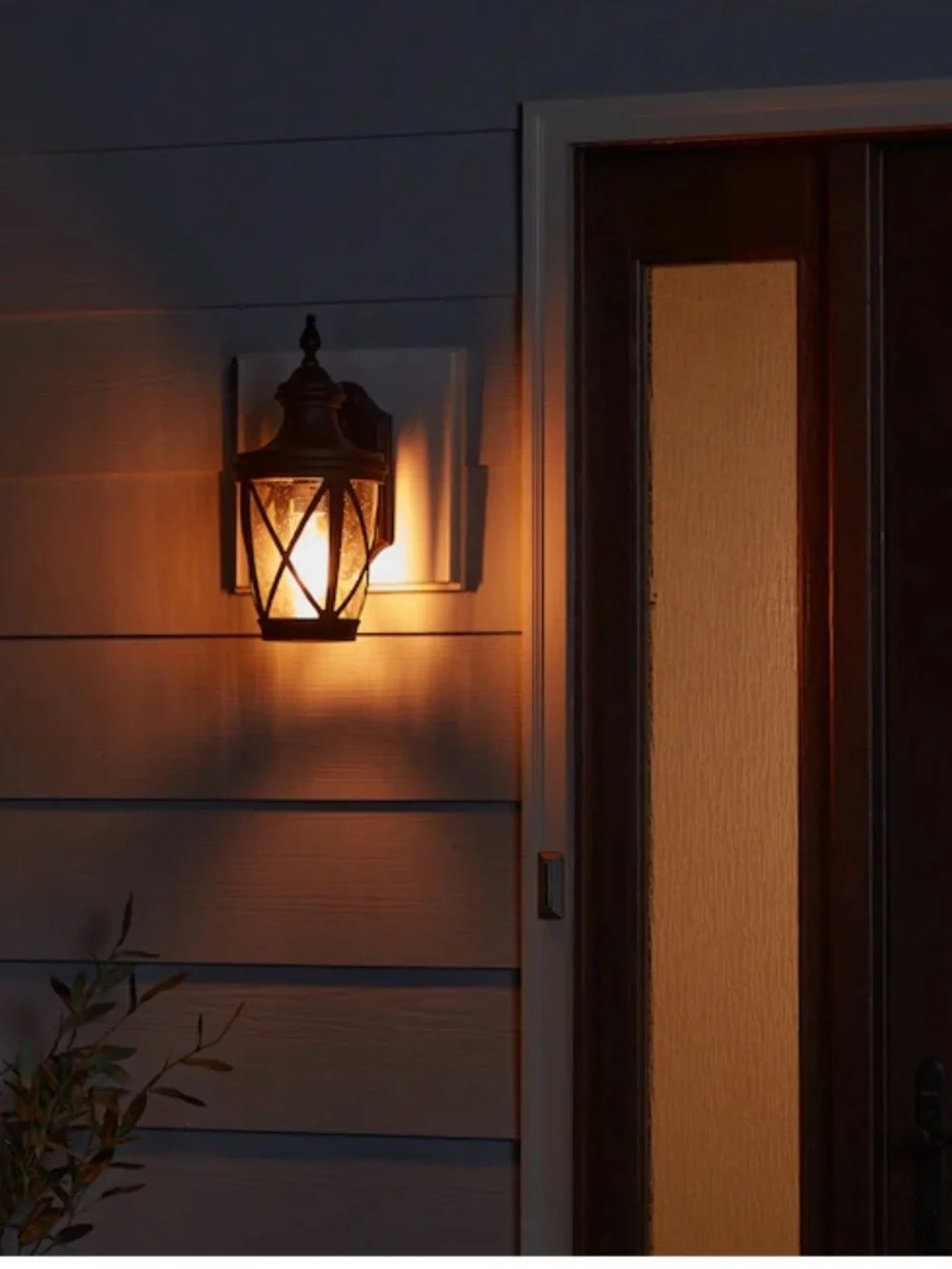 New Allen + Roth castine oil rubbed bronze Outdoor Wall Lantern